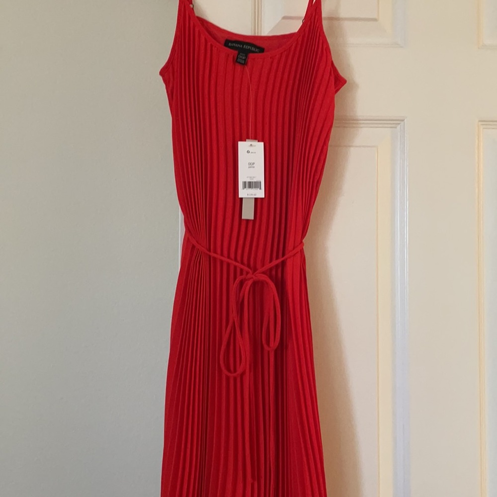 Banana Republic Lipstick Red Dress (Brand new, tags still on)
